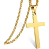 Stainless Steel Cross Necklace – Faith & Strength